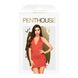Мини-платье с открытой спиной и стрингами Penthouse - Earth-Shaker Red S/M фото
