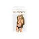 Трусики-бразиліана Penthouse Mermaid Fantasy M/L Black, мереживо, низька посадка, ремінці, бантики фото