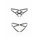 Трусики из стреп Passion Exclusive NICKY THONG S/M, black