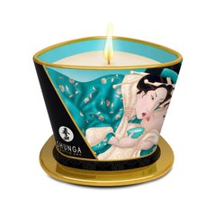 Массажная свеча Shunga Massage Candle - Island Blossoms (170 мл) с афродизиаками фото и описание
