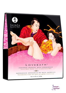 Гель для ванны Shunga LOVEBATH - Dragon Fruit 650гр, делает воду ароматным желе со SPA еффектом