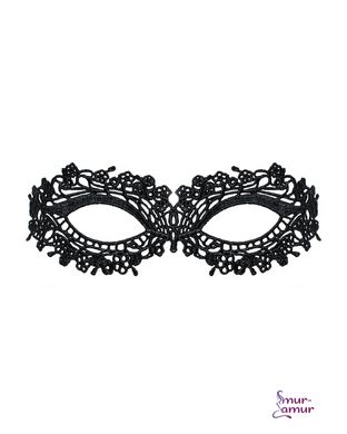 Кружевная маска Obsessive A710 mask, единый размер, черная фото и описание