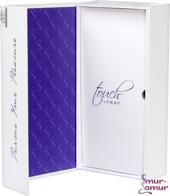 Вибратор-кролик с сенсорным управлением и ротацией Touch by SWAN - Duo Purple, глубокая вибрация фото и описание