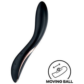 Вібратор із перлинною стимуляцією точки G Satisfyer Rrrolling Explosion Black фото і опис