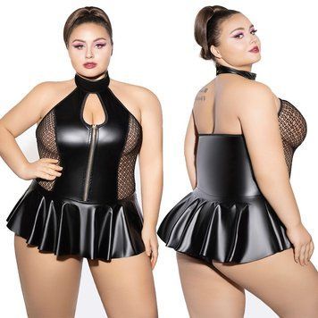 Боди JSY P61158 Black Plus Size фото и описание