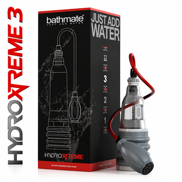 Гідропомпа Bathmate HydroXtreme 3, для члена довжиною до 7,5 см, діаметр до 4,5 см
