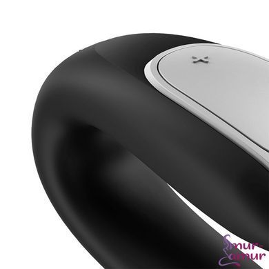 Смарт-вибратор для пар Satisfyer Double Fun (Black) с пультом ДУ фото и описание