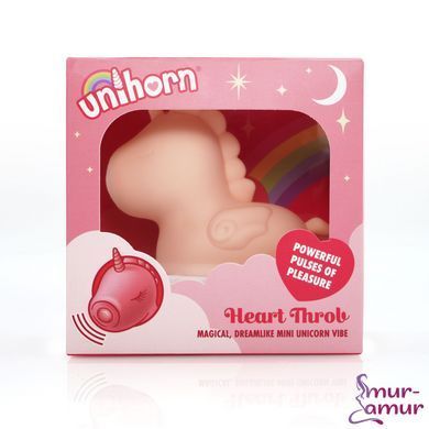 Вібратор-єдиноріжка Unihorn &ndash; Heart Throb, з пульсацією