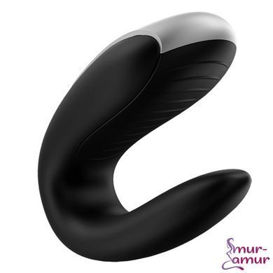 Смарт-вибратор для пар Satisfyer Double Fun (Black) с пультом ДУ фото и описание