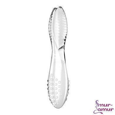 Двусторонний стеклянный дилдо Satisfyer Dazzling Crystal 2 Transparent фото и описание