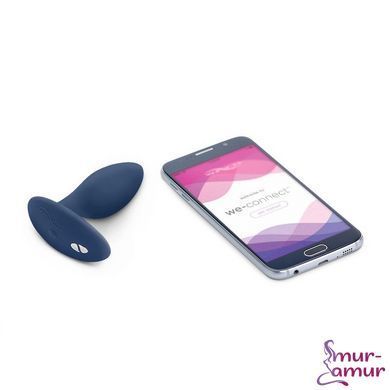 Анальная смарт-вибропробка We-Vibe Ditto Moonlight Blue с пультом ДУ фото и описание