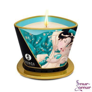 Массажная свеча Shunga Massage Candle - Island Blossoms (170 мл) с афродизиаками фото и описание
