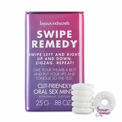 Мятные конфеты Bijoux Indiscrets SWIPE REMEDY - clitherapy oral sex mints фото и описание