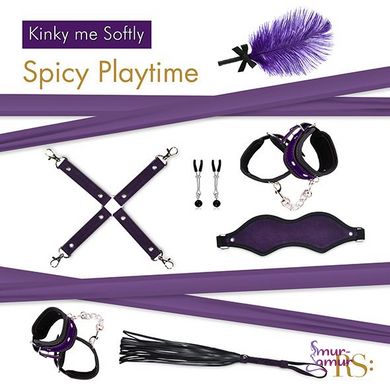 Подарунковий набір для BDSM RIANNE S — Kinky Me Softly Purple: 8 предметів для задоволення фото і опис