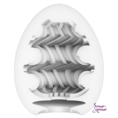Мастурбатор-яйце Tenga Egg Ring з асиметричним рельєфом фото і опис