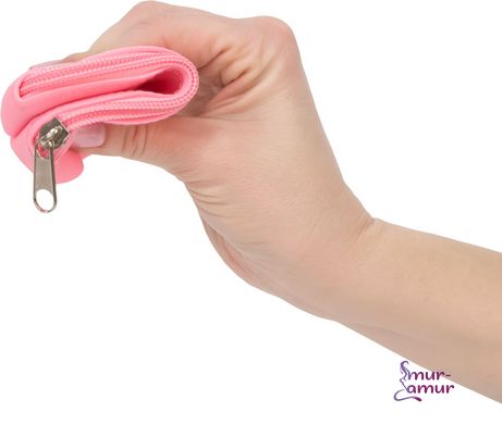 Сумка для хранения секс-игрушек PowerBullet - Silicone Storage Zippered Bag Pink фото и описание