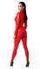 Комбинезон Noir Handmade F353 Red powerwetlook overall - XXL фото