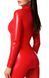 Комбинезон Noir Handmade F353 Red powerwetlook overall - XXL фото