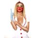Эротический костюм медсестры "Исполнительная Луиза" L, халатик, шапочка, перчатки, маска фото