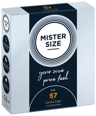 Презервативи Mister Size 57 (3 pcs) фото і опис