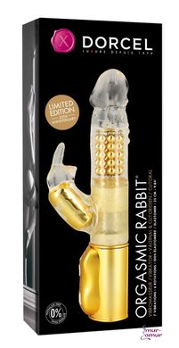 Вибратор-кролик Dorcel Orgasmic Rabbit Gold с жемчужным массажем фото и описание