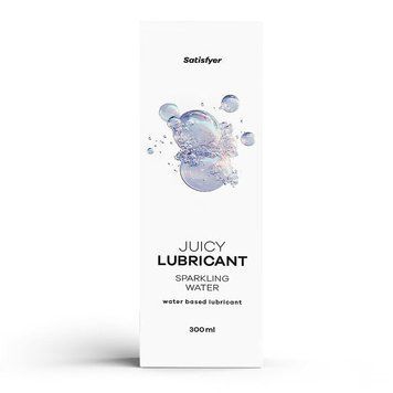 Лубрикант на водной основе Satisfyer Juicy Lubricant Sparkling Water water based 300 мл фото и описание