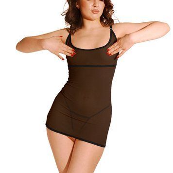 Сексуальна сукня із сітки Art of Sex- Sharlotte чорна L-2XL фото і опис