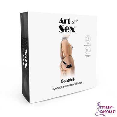 Бондажный набор с металлическим анальным крюком Art of Sex Beatrice Bondage set with anal hook №&thinsp;4