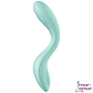 Вібратор із перлинною стимуляцією точки G Satisfyer Rrrolling Pleasure Mint фото і опис