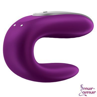 Смарт-вибратор для пар Satisfyer Double Fun (Violet) с пультом ДУ фото и описание