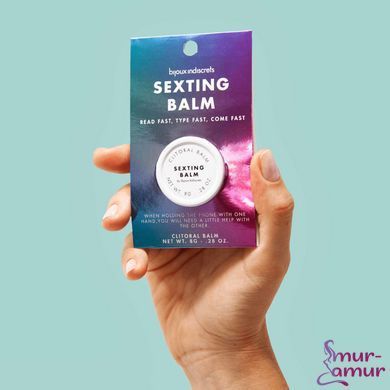Бальзам для клитора Bijoux Indiscrets Sexting Balm (Пиши, играй и зажигай), разогревающий фото и описание