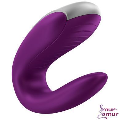 Смарт-вибратор для пар Satisfyer Double Fun (Violet) с пультом ДУ фото и описание