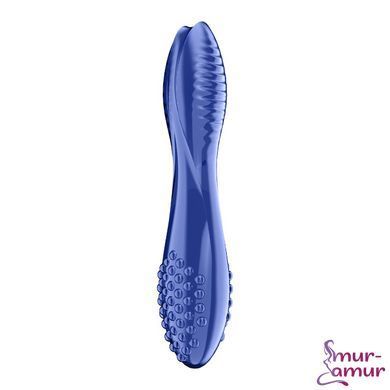 Двусторонний стеклянный дилдо Satisfyer Dazzling Crystal 2 Blue фото и описание