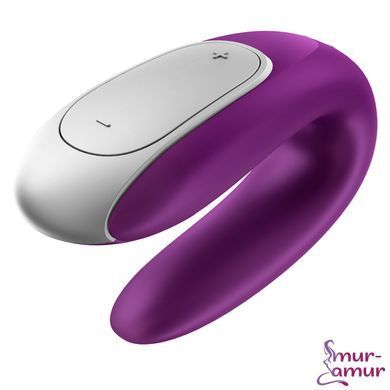 Смарт-вибратор для пар Satisfyer Double Fun (Violet) с пультом ДУ фото и описание