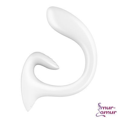 Вагінально-кліторальний вібратор Satisfyer G for Goddess 1 White, 2 мотори