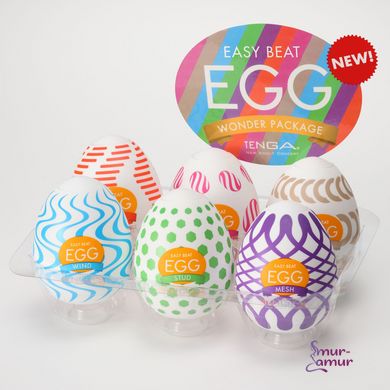 Набор яиц-мастурбаторов Tenga Egg Wonder Pack (6 яиц) фото и описание
