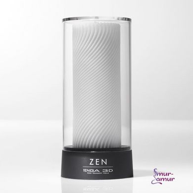 Мастурбатор Tenga 3D Zen, дуже ніжний, з антибактеріального еластомеру зі сріблом фото і опис