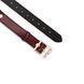 Силіконовий кляп Liebe Seele Wine Red Ball Gag, діаметр кульки 4,3 см, ремінь із натуральної шкіри фото