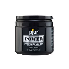 Густа змазка для фістингу та анального сексу pjur POWER Premium Cream 500 мл на гібридній основі фото і опис