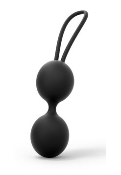 Вагинальные шарики Dorcel Dual Balls Black, диаметр 3,6см, вес 55гр фото и описание
