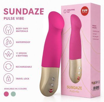 Вибратор-пульсатор Fun Factory SUNDAZE fuchsia pink