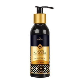Смазка на водной основе Sensuva Natural Water-Based Salted Caramel (125мл) без глицерина и парабенов фото і опис