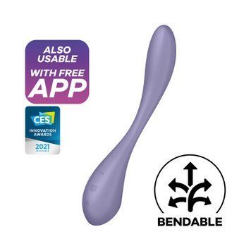 Універсальний смарт-вібратор Satisfyer G-Spot Flex 5+ Lilac фото і опис