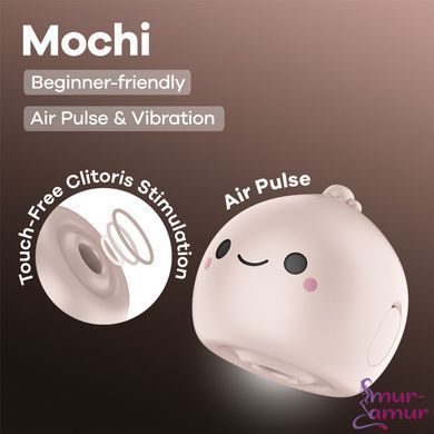 Вакуумний кліторальний стимулятор Satisfyer Mochi Beige фото і опис