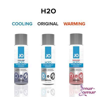 Зігрівальна змазка на водній основі JO H2O WARMING (120 мл) з екстрактом перцевої м&rsquo;яти фото і опис
