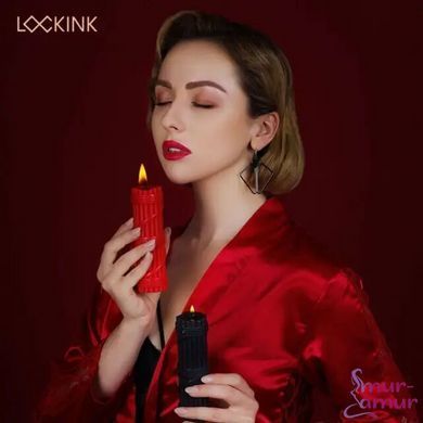 БДСМ-свічки LOCKINK SEVANDA Fetish Drip Candles Set, 2 шт, низькотемпературні, шкребок у комплекті фото і опис