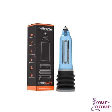 Гидропомпа Bathmate Hydromax 7 Blue, для члена длиной от 12,5 до 18 см, диаметр до 5 см