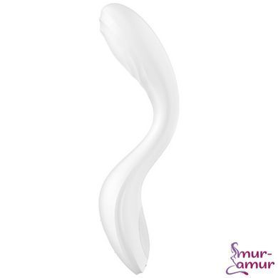 Вібратор із перлинною стимуляцією точки G Satisfyer Rrrolling Pleasure White фото і опис