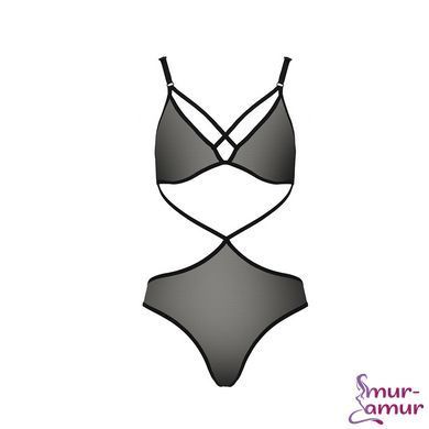 Боди монокини под латекс JOANA BODY black L/XL Passion фото и описание