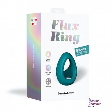 Эрекционное кольцо двойное Love To Love FLUX RING - TEAL ME фото и описание
